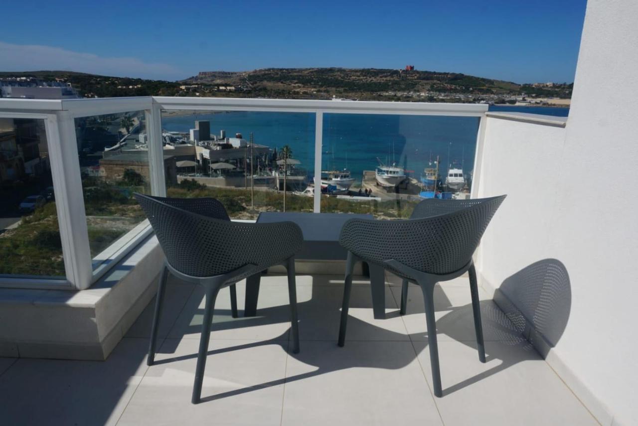 Апартаменты Sea View Penthouse Mellieha Bay Экстерьер фото